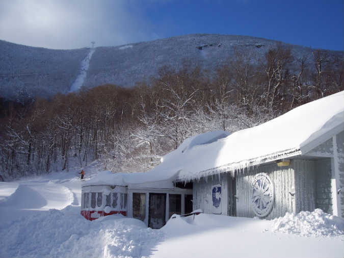 New England Ski Museum in winter