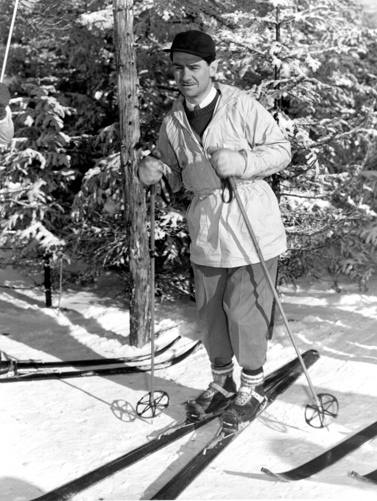 Lowell Thomas at Cannon Mountain, NH